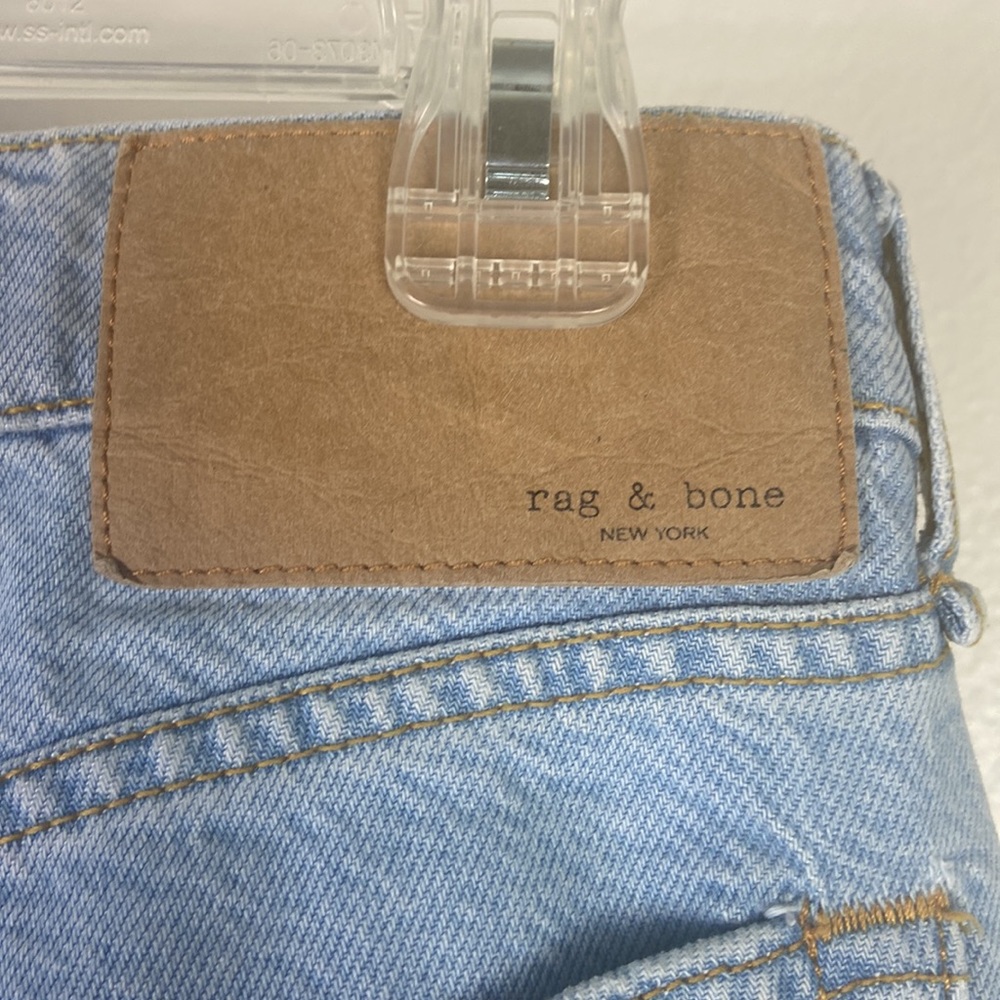 Rag & Bone Light Wide Leg Jeans, Size 27